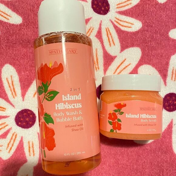 🛍️The Spathecary 2 in 1 Island Hibiscus 🌺 Body Wash& Body Scrub🔥 - Picture 9 of 9